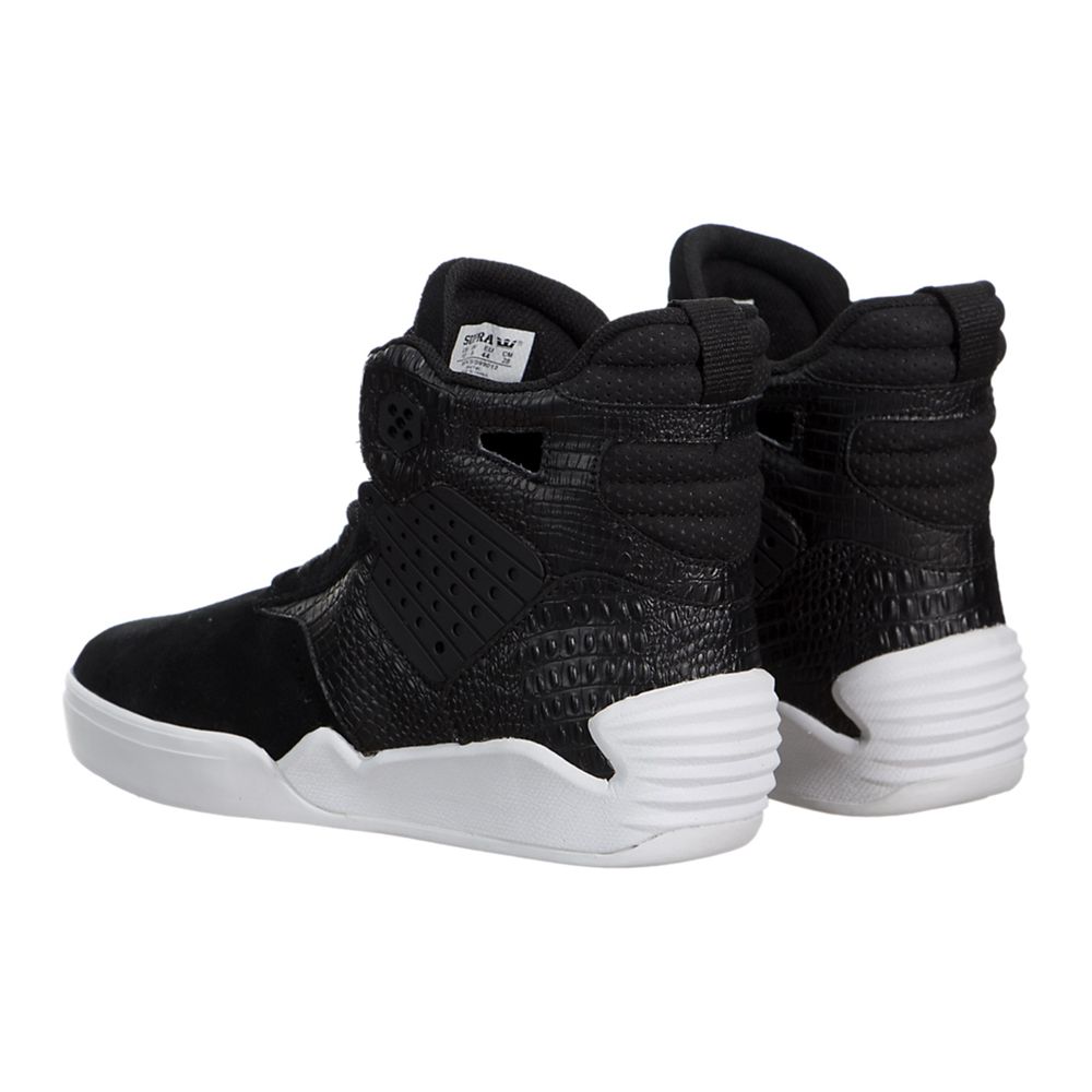 Baskets Montantes Supra SkyTop IV Noir Black/White Homme | DMF-95196585